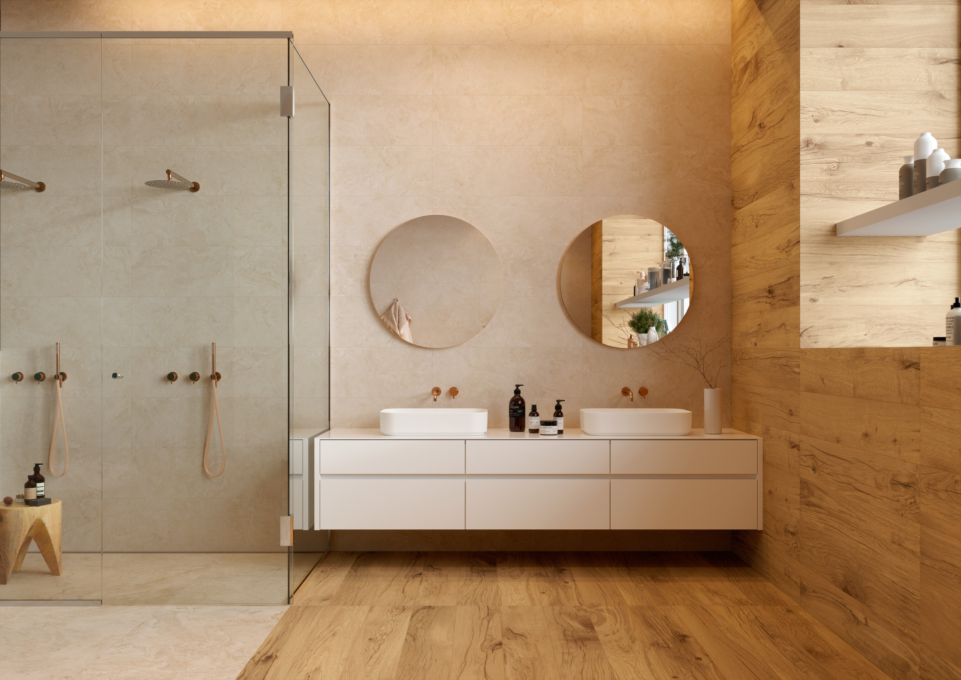 bodenfliesen in holzoptik für das bad: ideen und vorteile | marazzi